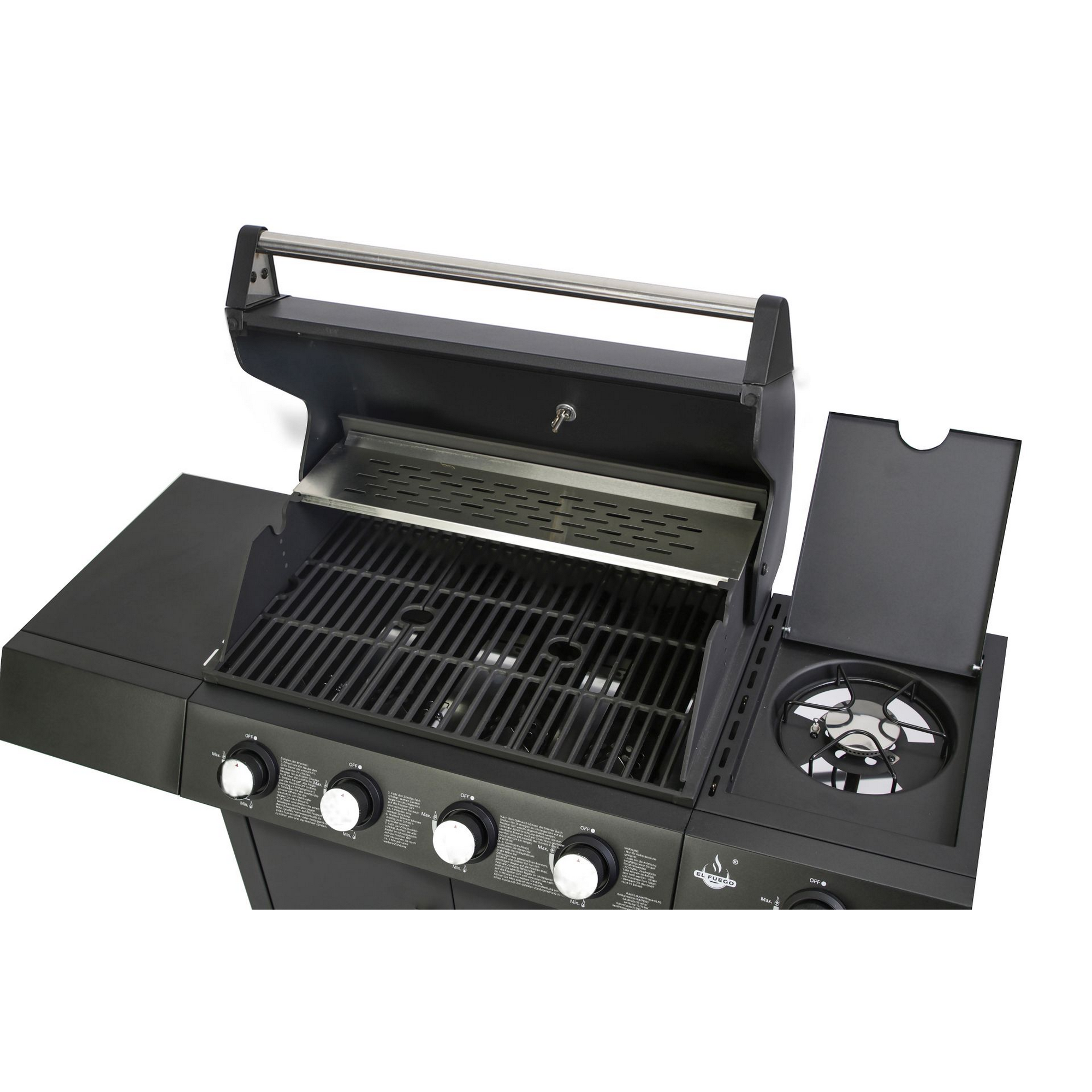 Gasgrill 'San Angelo' schwarz 110 x 120 x 48 cm + product picture