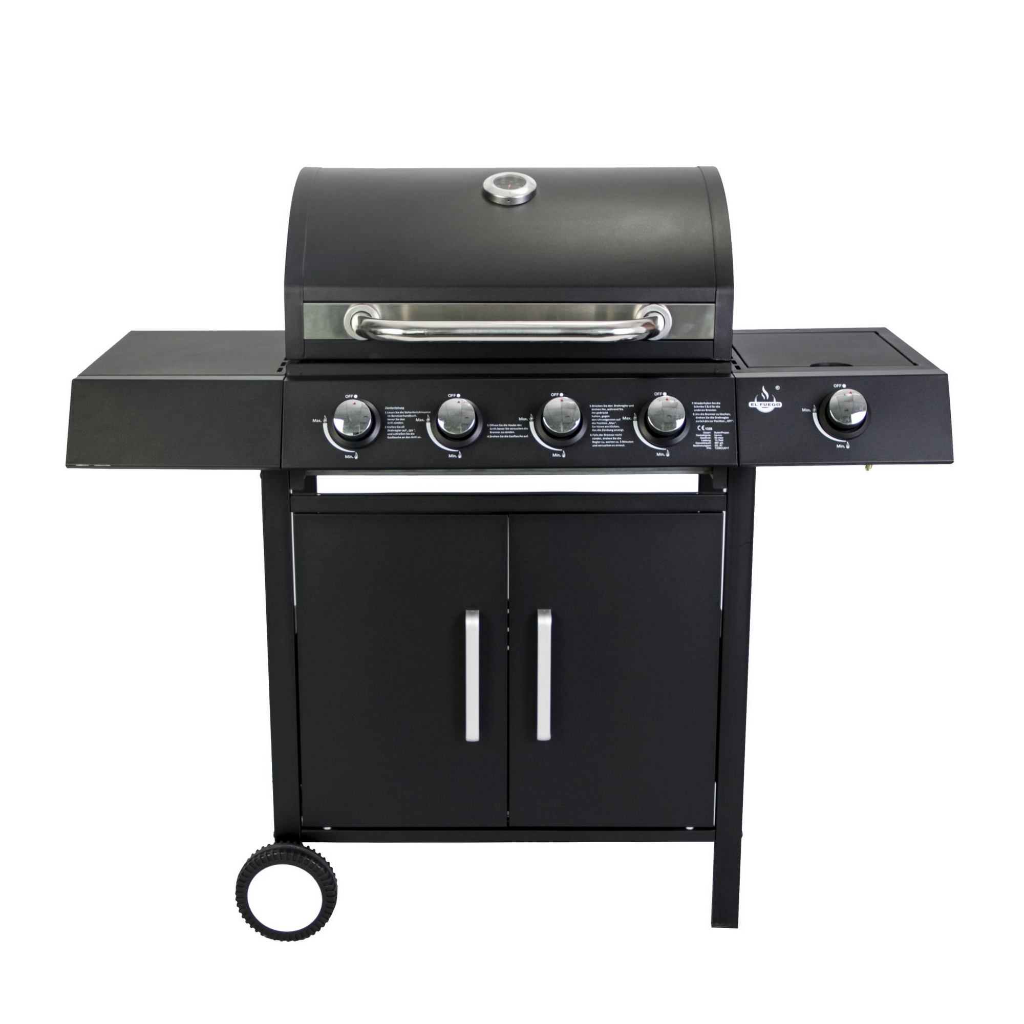Gasgrill 'San Angelo' schwarz 110 x 120 x 48 cm + product picture