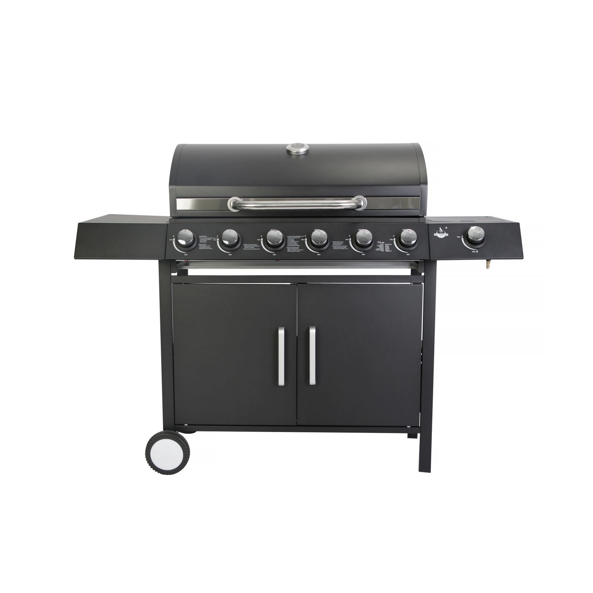 Gasgrill 'San Angelo' schwarz 110 x 141 x 48 cm + product picture