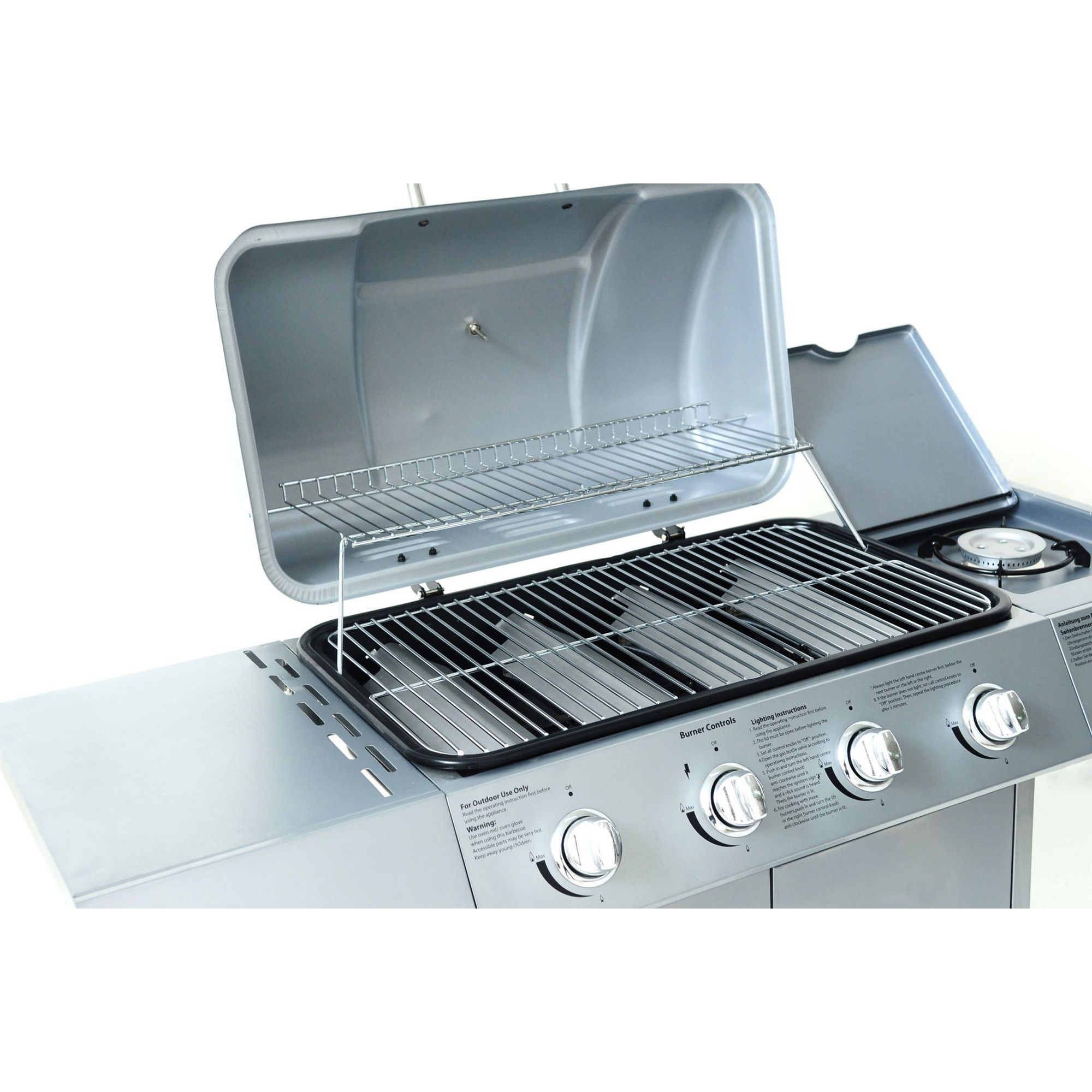 Gasgrill 'Dayton' silber 97 x 127,5 x 53 cm + product picture