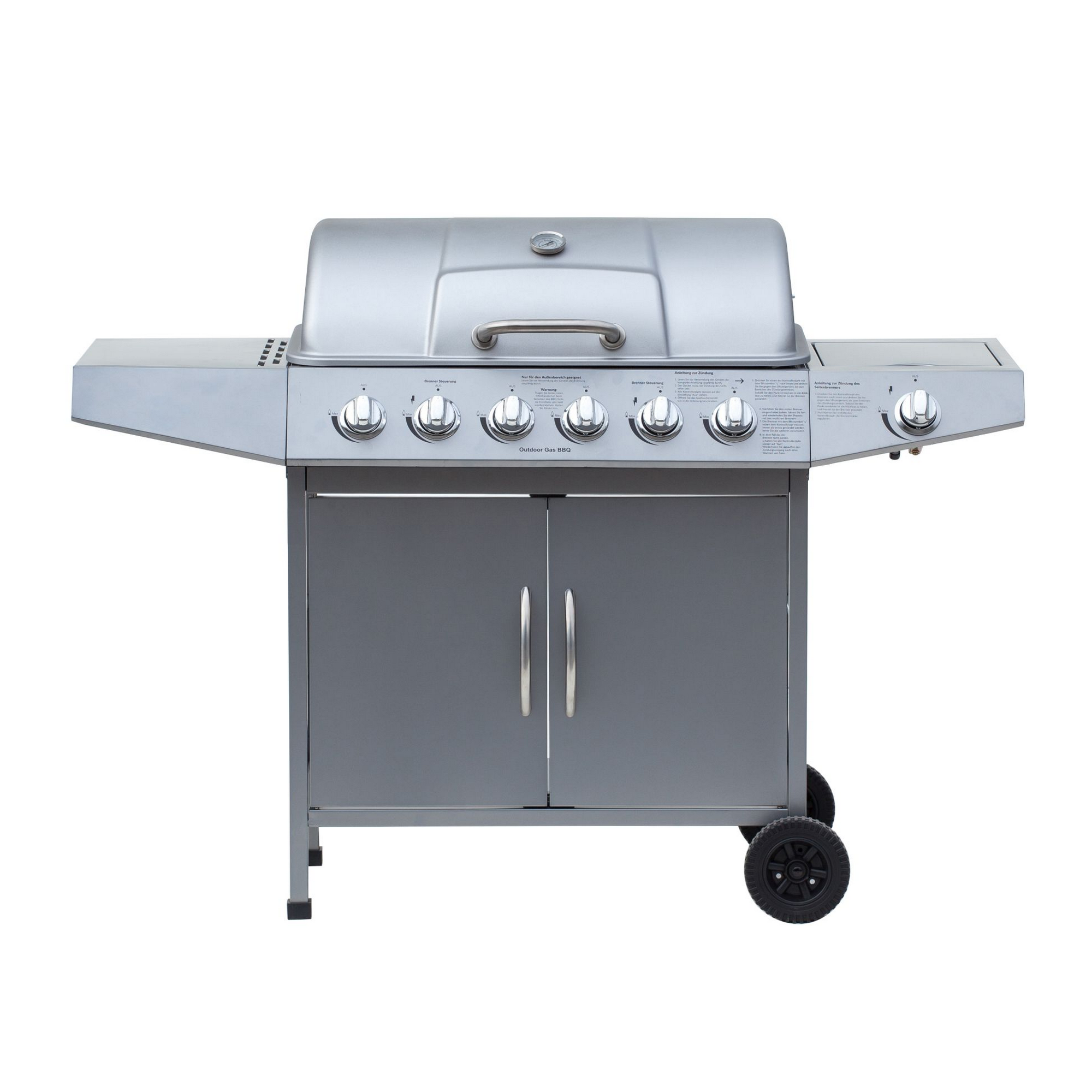 Gasgrill 'Dayton' silber 97 x 133 x 54 cm + product picture