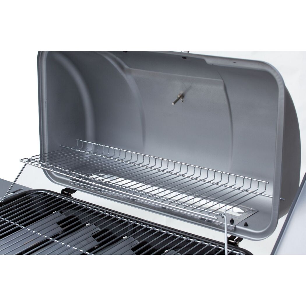 Geöffneter Gasgrill Dayton