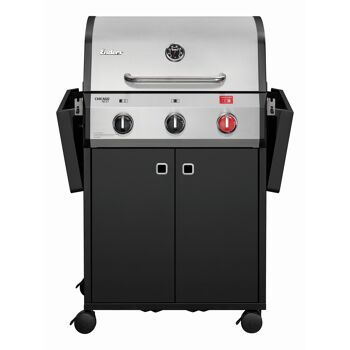 Gasgrill 'Chicago Next 3 R Turbo' schwarz 124 x 108 x 51 cm
