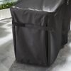 Abdeckung für Planchagrill 'Slate GP' 43 cm und 56 cm mit Stand schwarz