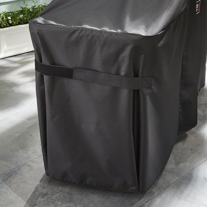 Abdeckung für Planchagrill 'Slate GP' 43 cm und 56 cm mit Stand schwarz