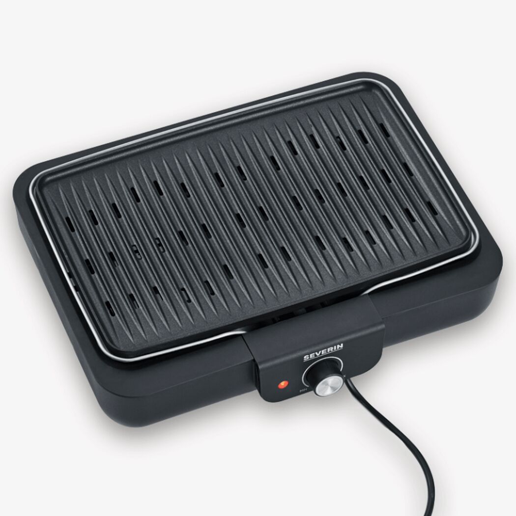 Elektrischer Tischgrill mit Grillplatte