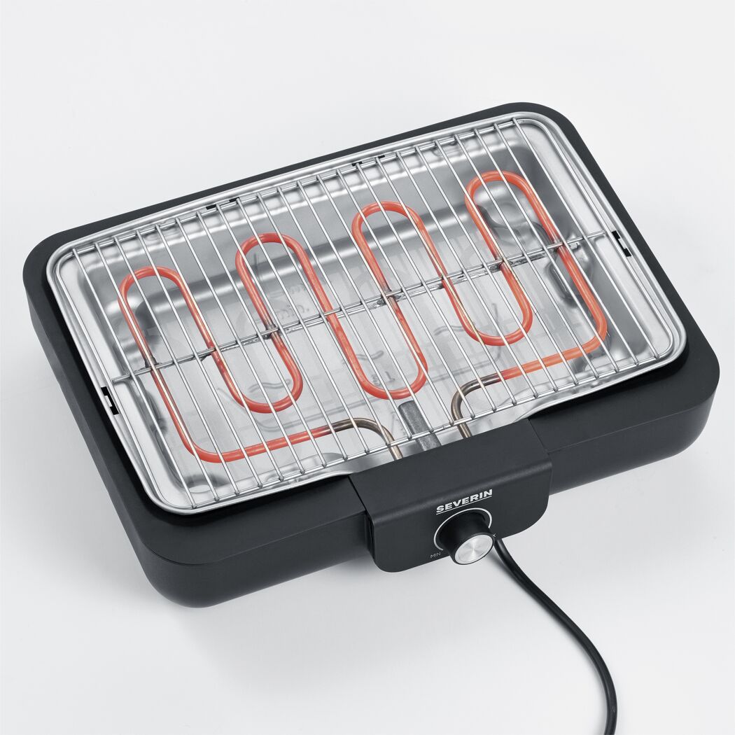 Elektrischer Tischgrill mit Grillrost