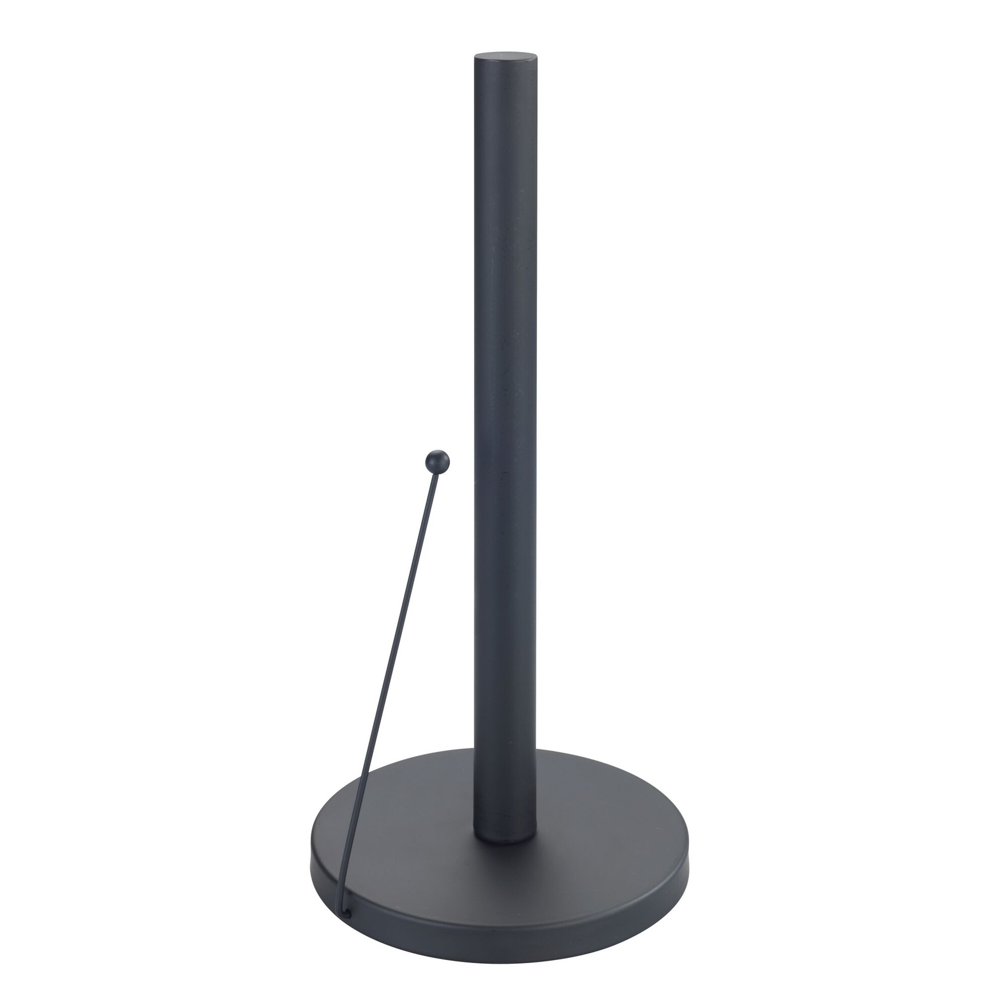 Schwarzer Küchenrollenhalter