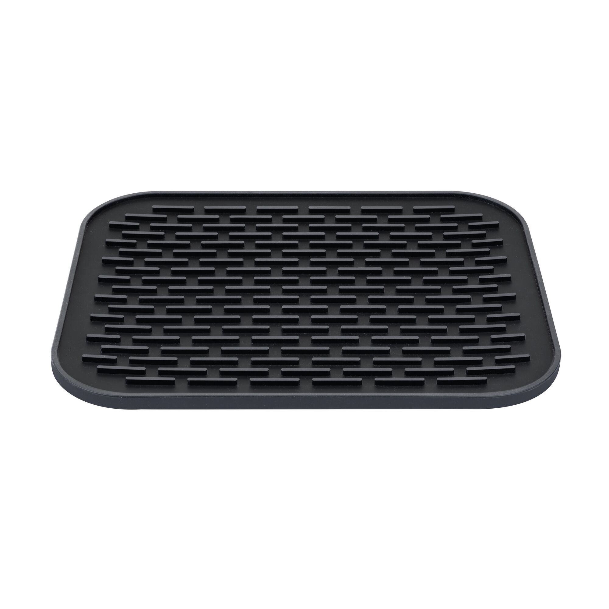 Schwarze Silikonablage