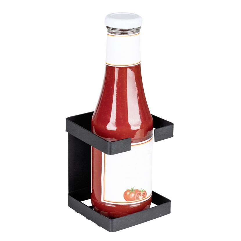 Ketchupflasche in Flaschenhalter