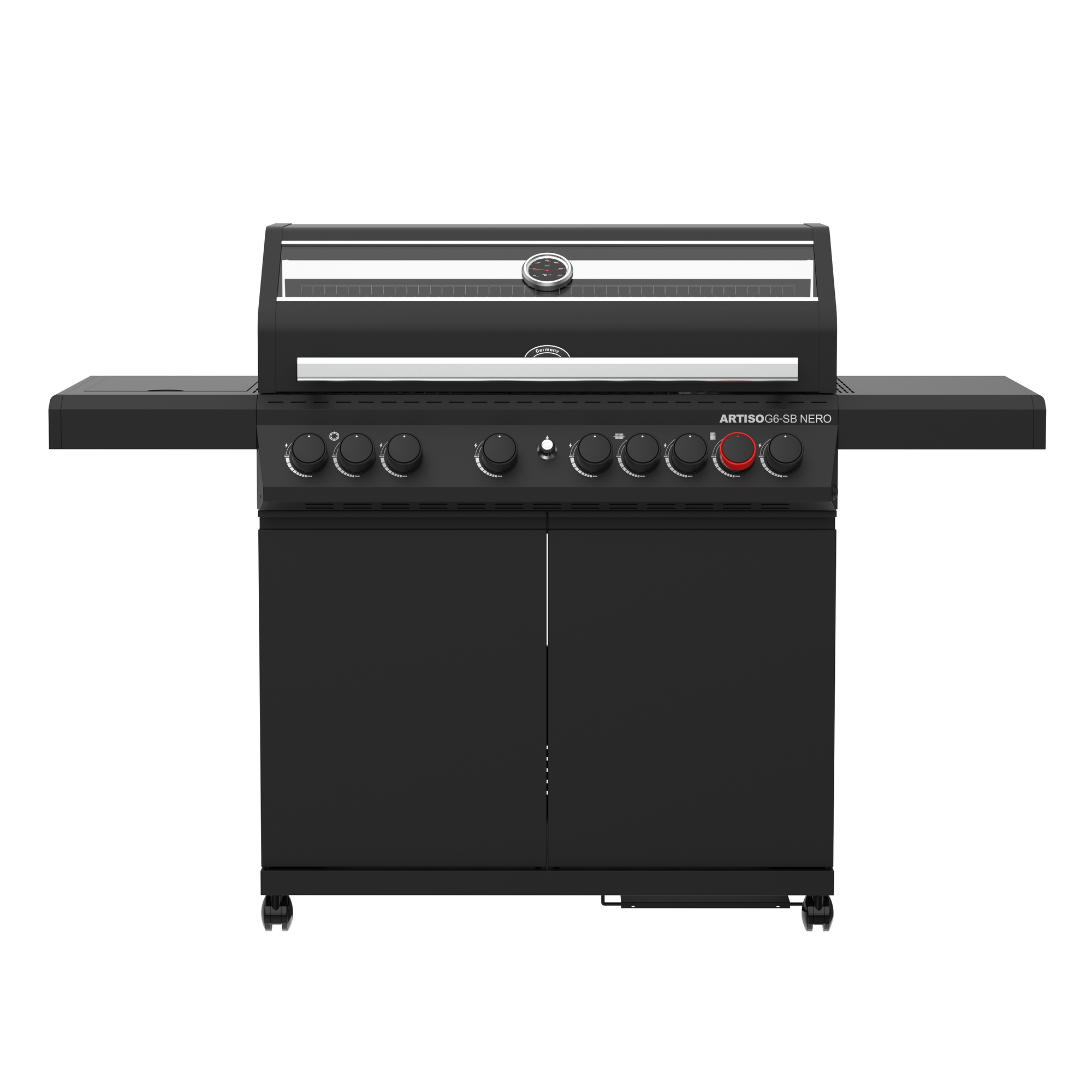 Gasgrill 'Artiso G6-SB Nero' schwarz + product picture