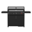 Gasgrill 'Artiso G6-SB Nero' schwarz 158 x 114,5 x 53 cm