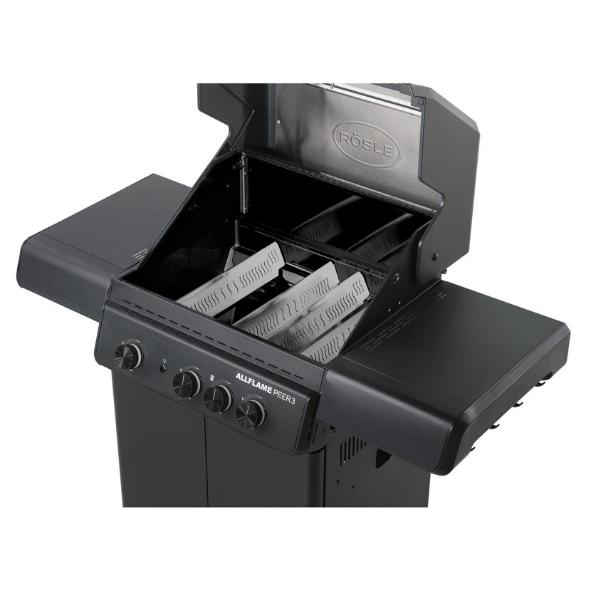 Gasgrill 'Allflame Peer 3' schwarz 127 x 118 x 61 cm