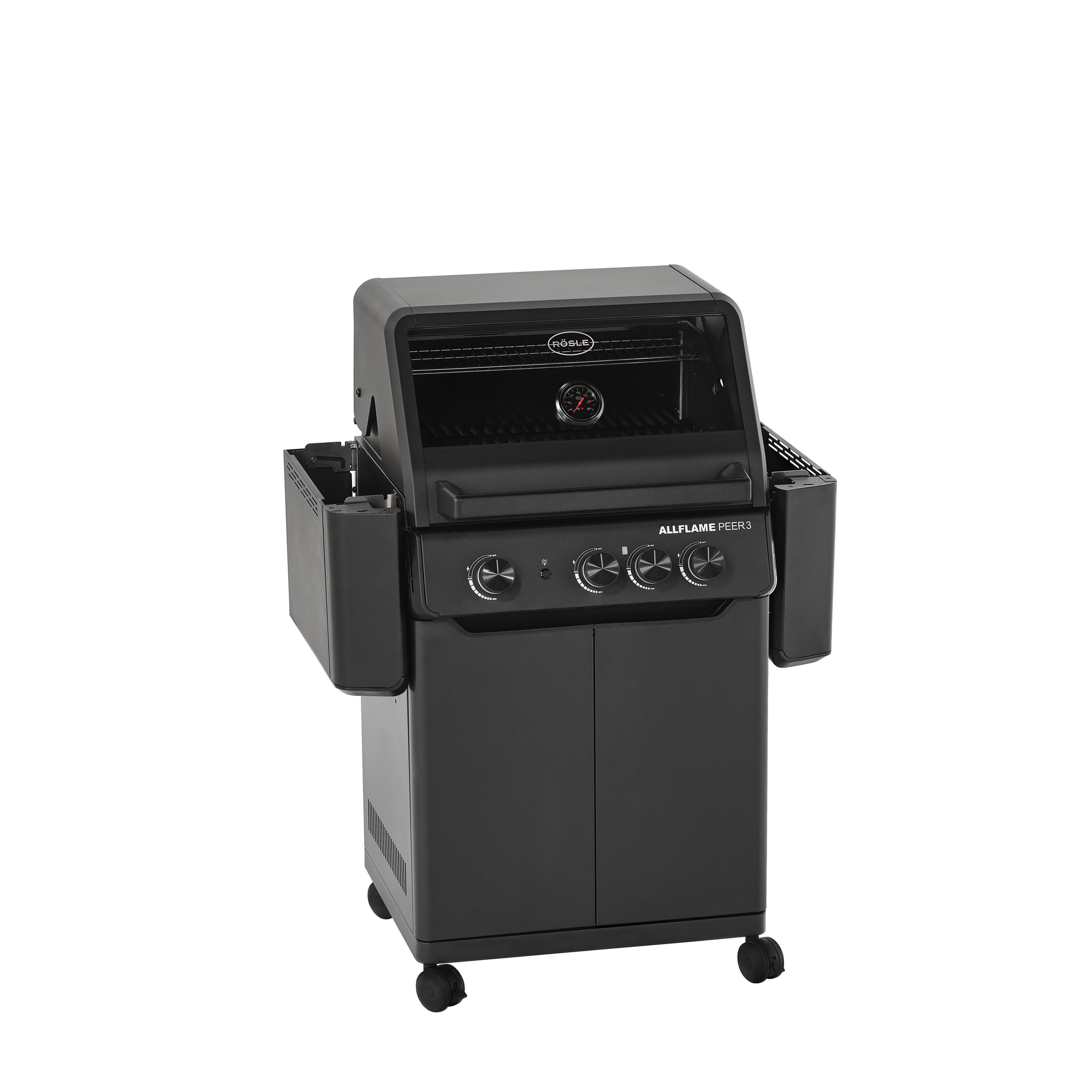 Gasgrill 'Allflame Peer 3' schwarz 127 x 118 x 61 cm