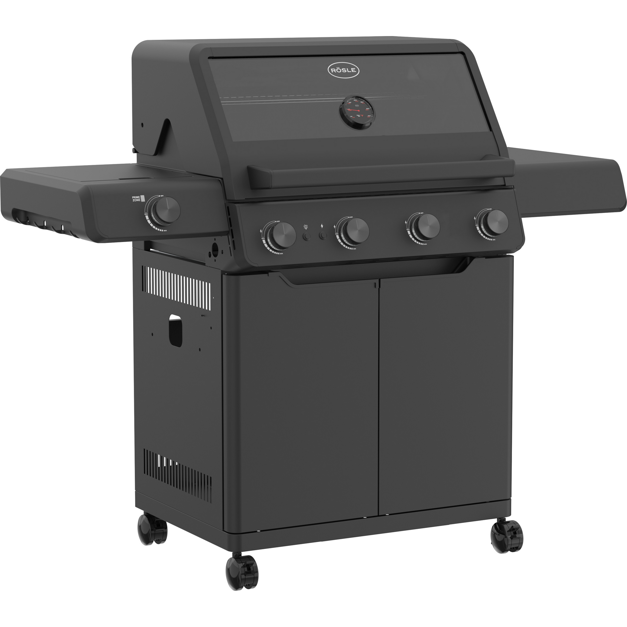 Gasgrill 'Allflame Prime 4' schwarz 138 x 118 x 61 cm