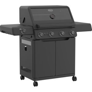 Gasgrill 'Allflame Prime 4' schwarz 138 x 118 x 61 cm