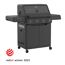 Gasgrill 'Allflame Prime 4' schwarz 138 x 118 x 61 cm