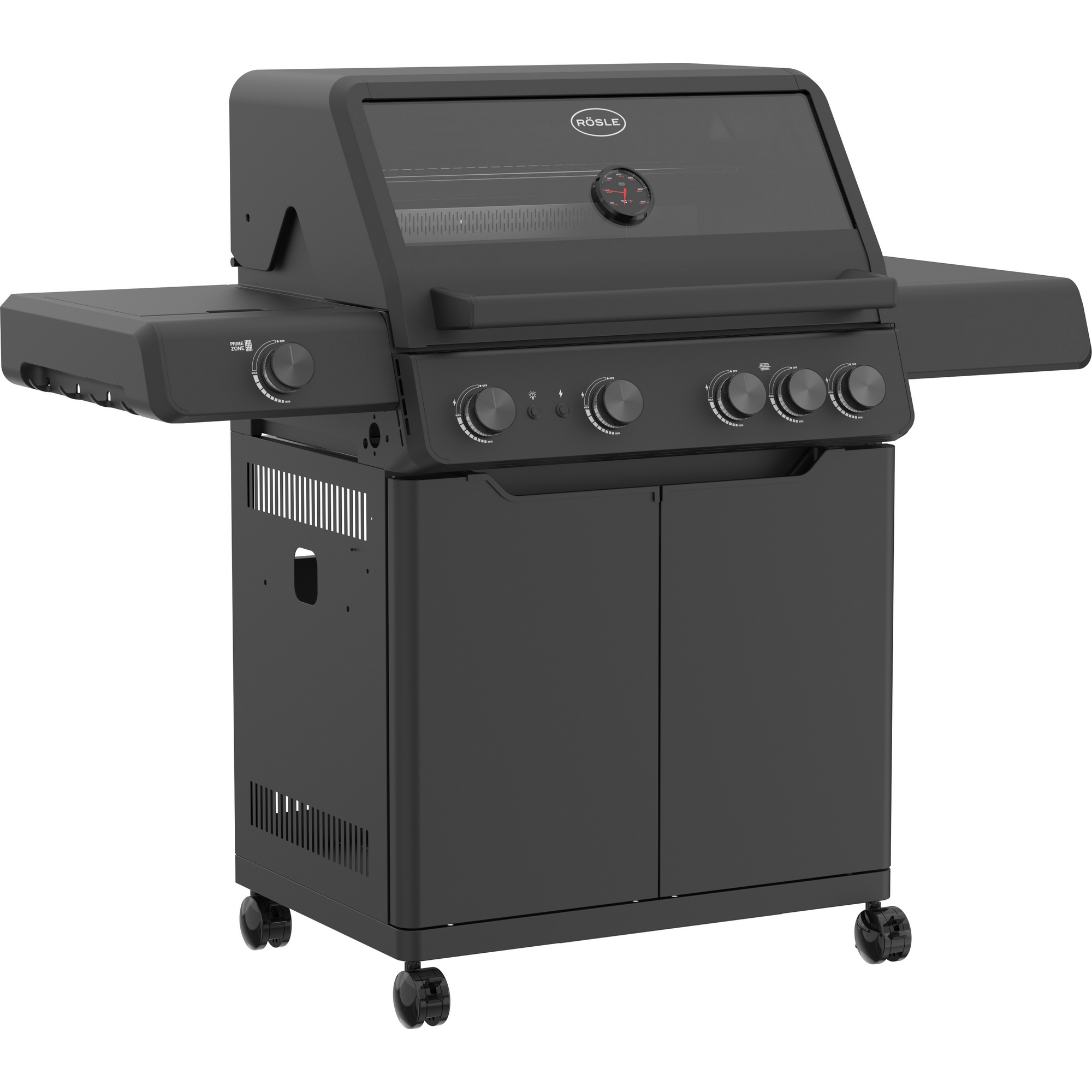 Gasgrill 'Allflame Hero 4' schwarz 138 x 118 x 61 cm