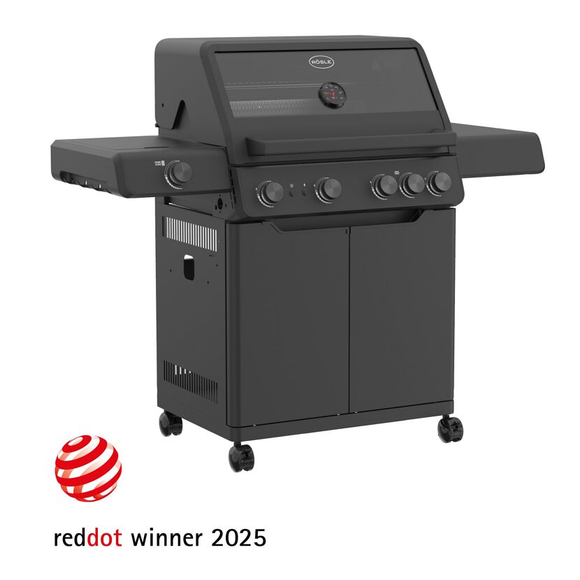 Gasgrill 'Allflame Hero 4' schwarz 138 x 118 x 61 cm