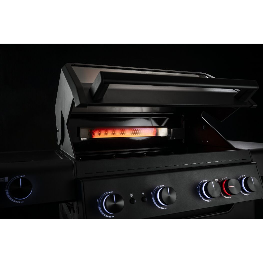 Gasgrill 'Allflame Hero 4' schwarz 138 x 118 x 61 cm