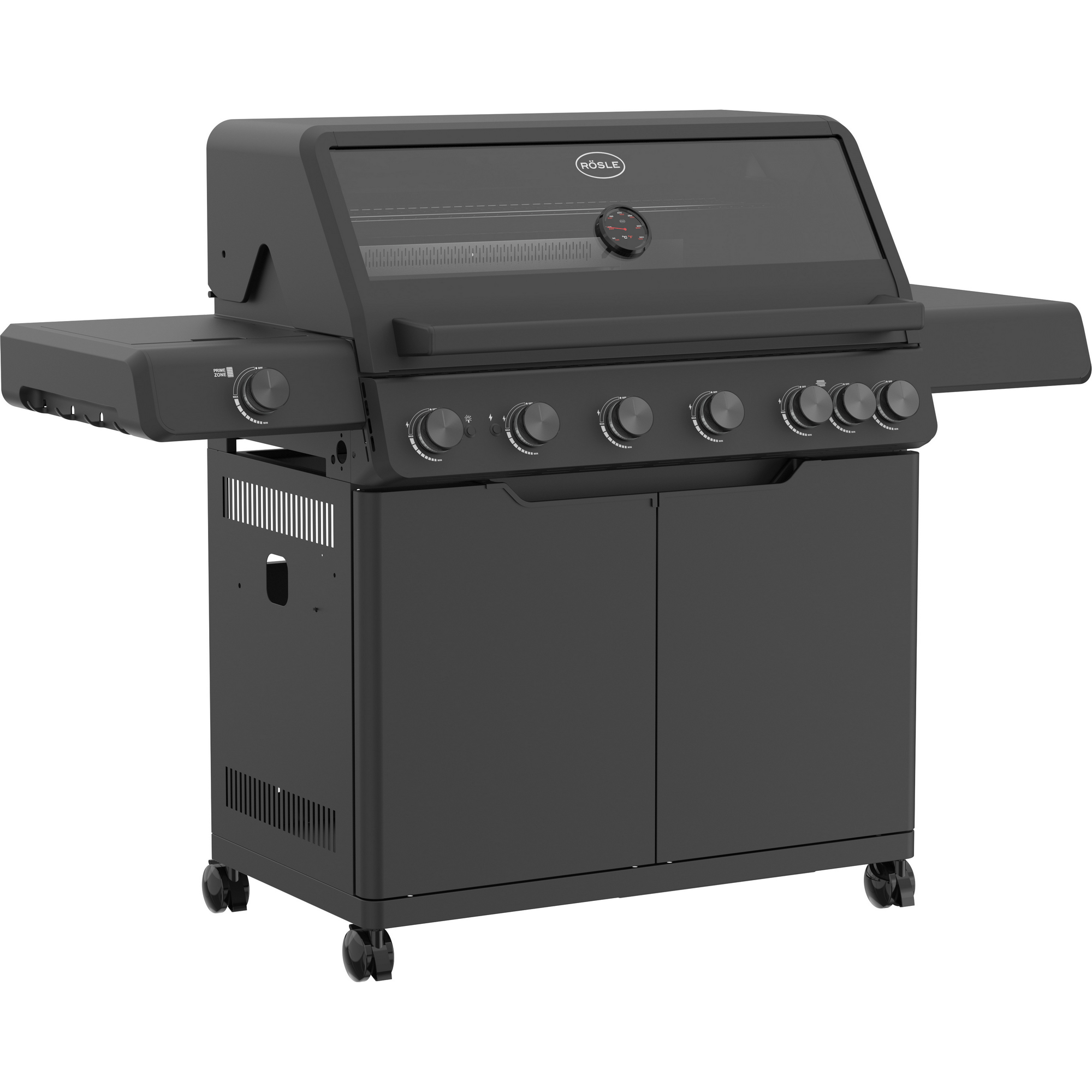 Gasgrill 'Allflame Hero 6' schwarz 157 x 118 x 61 cm