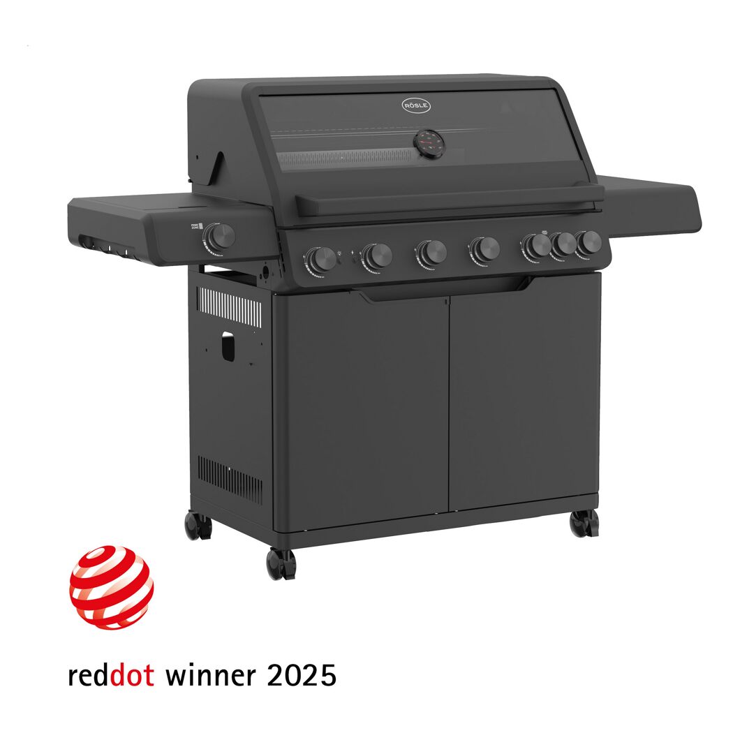 Gasgrill 'Allflame Hero 6' schwarz 157 x 118 x 61 cm