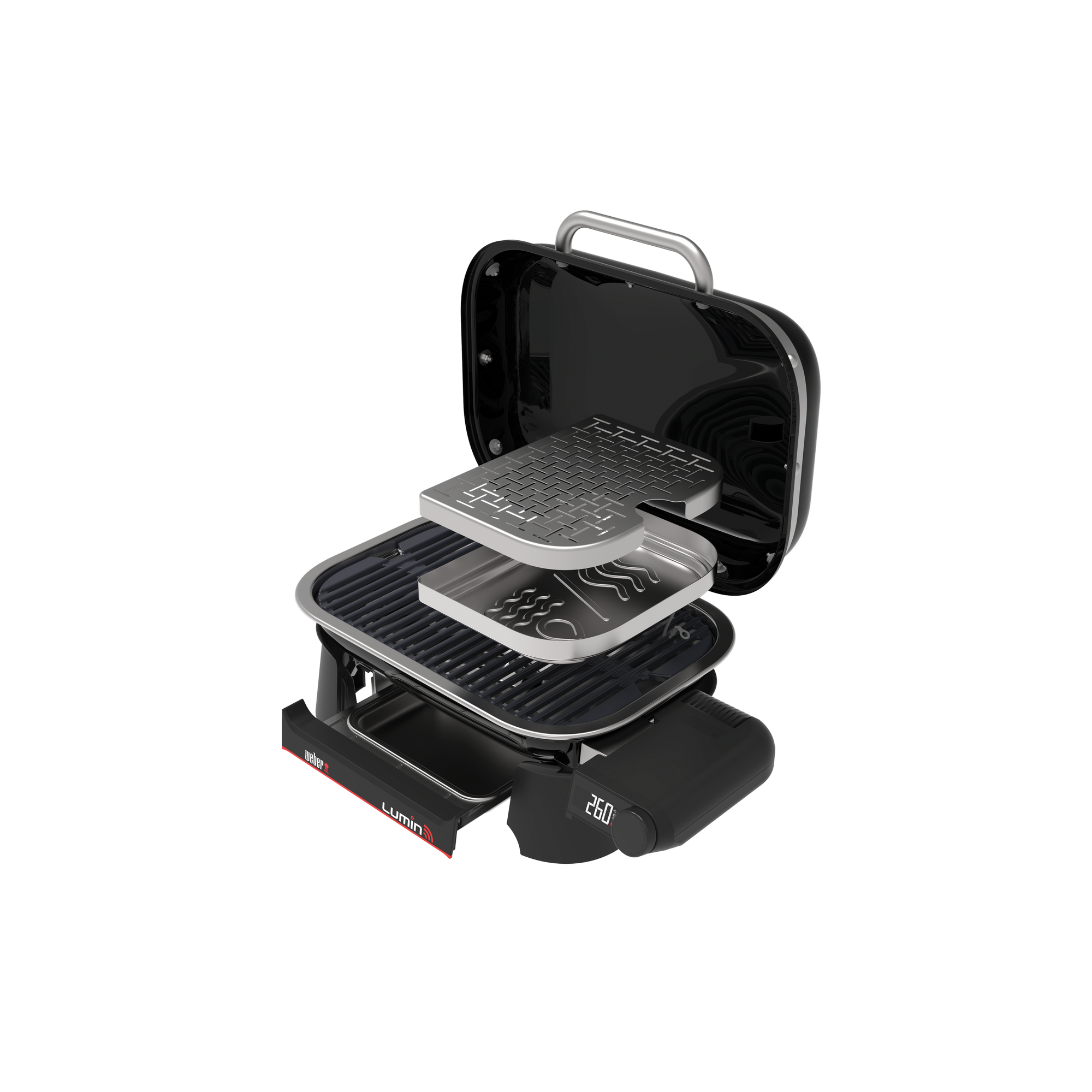 Elektrogrill 'Lumin Compact Smart' schwarz 2200 W