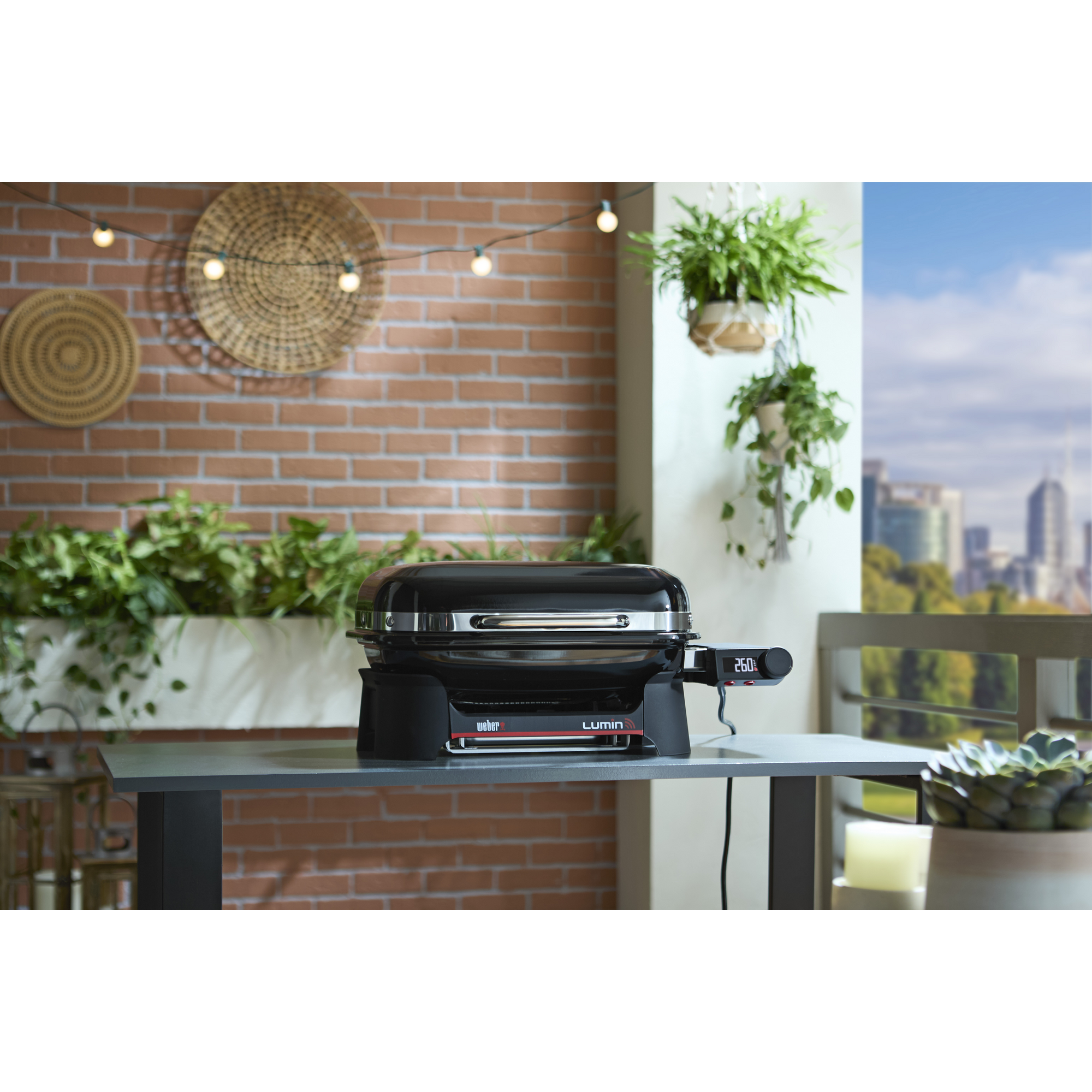 Elektrogrill 'Lumin Compact Smart' schwarz 2200 W