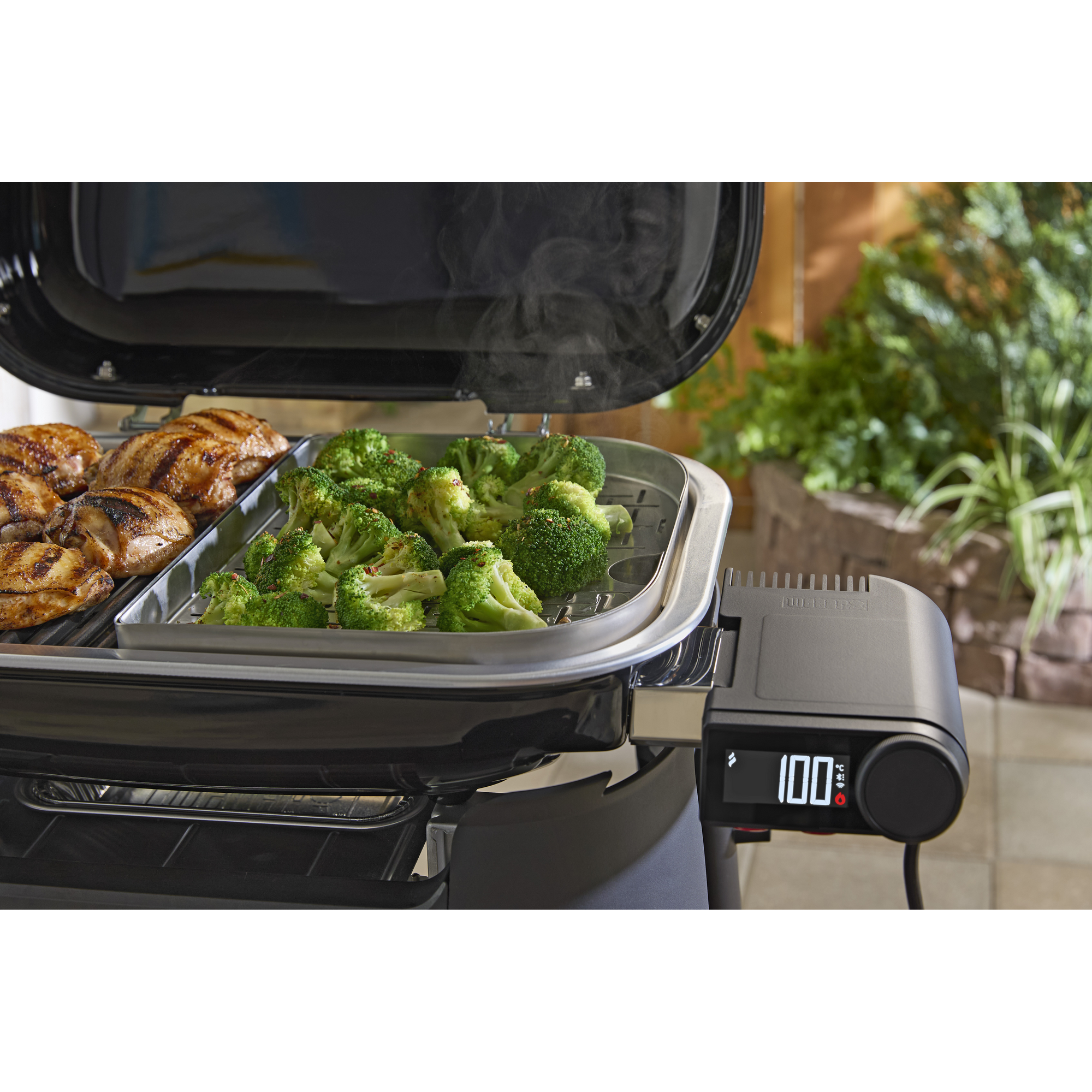 Elektrogrill 'Lumin Smart' schwarz 2200 W
