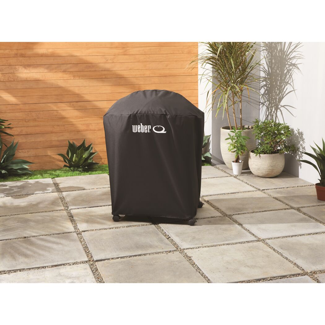 Abdeckung für Gasgrill 'Q3000N' schwarz 65 x 110 x 120 cm