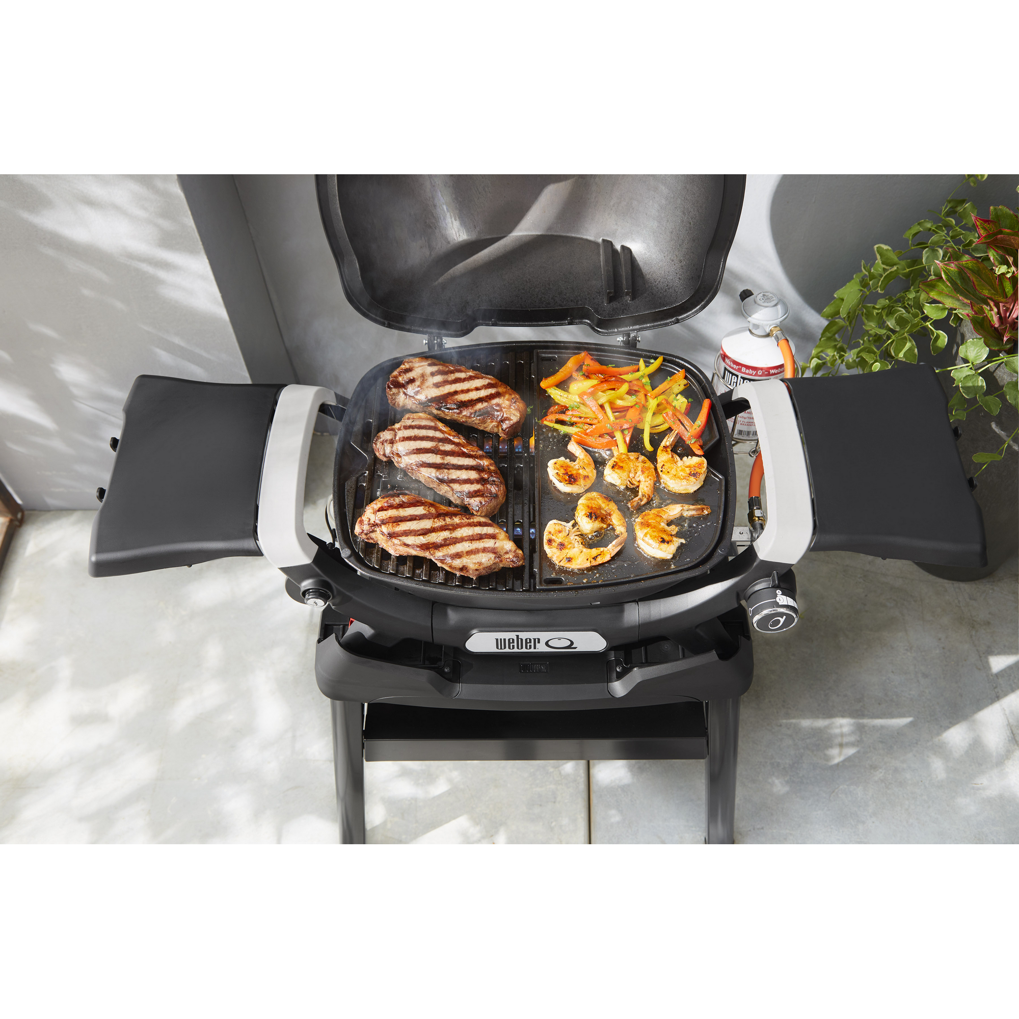 Grillplatte einseitig für 'Q1000N'-Serie Gusseisen