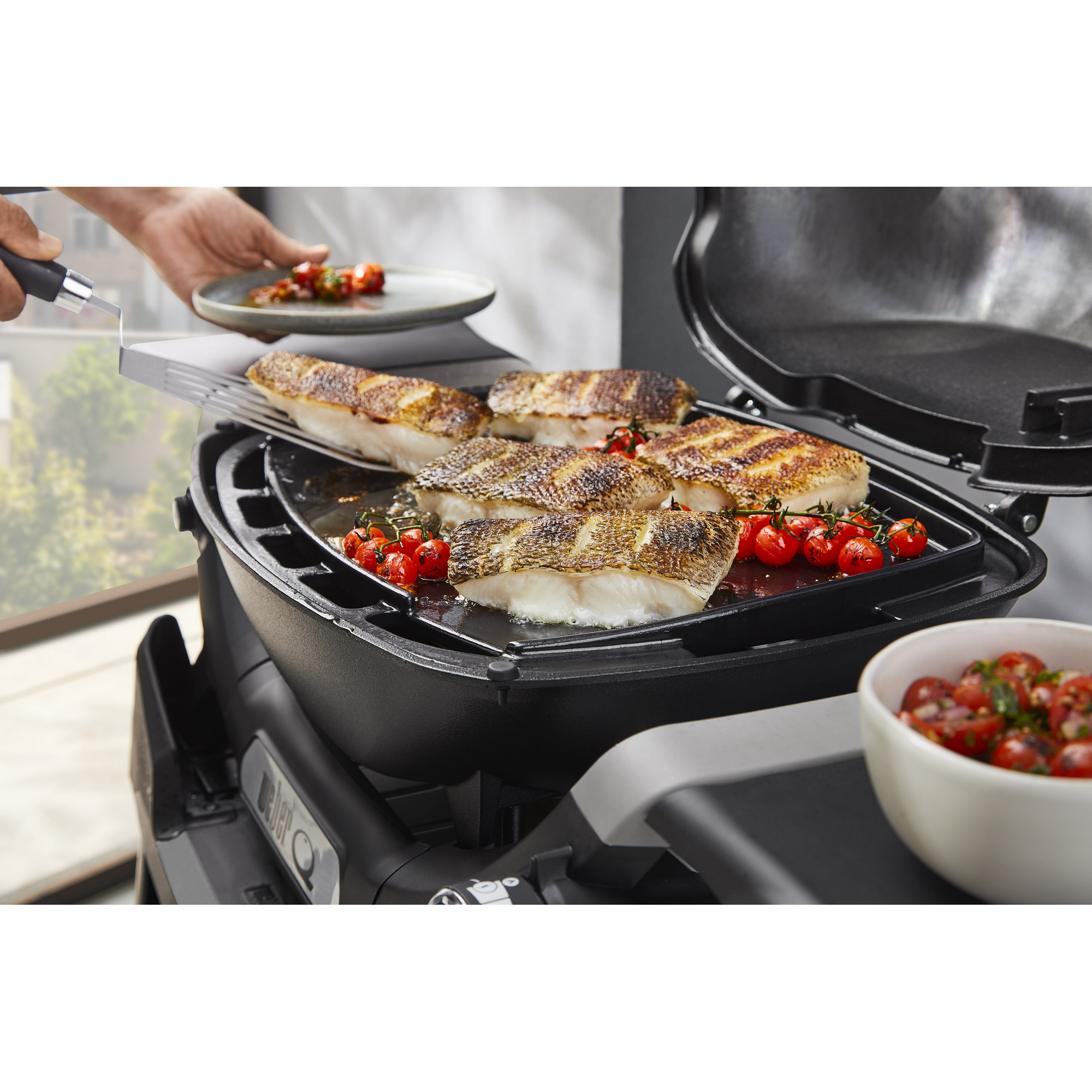 Grillplatte Full-Size 'Q1000N'-Serie Gusseisen