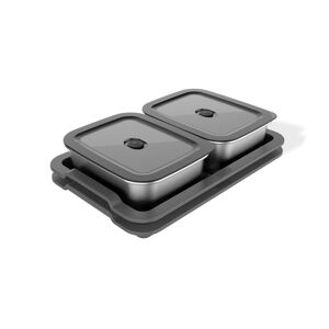 Serviertablett-Set 'Works' Metall/Kunststoff 5-teilig