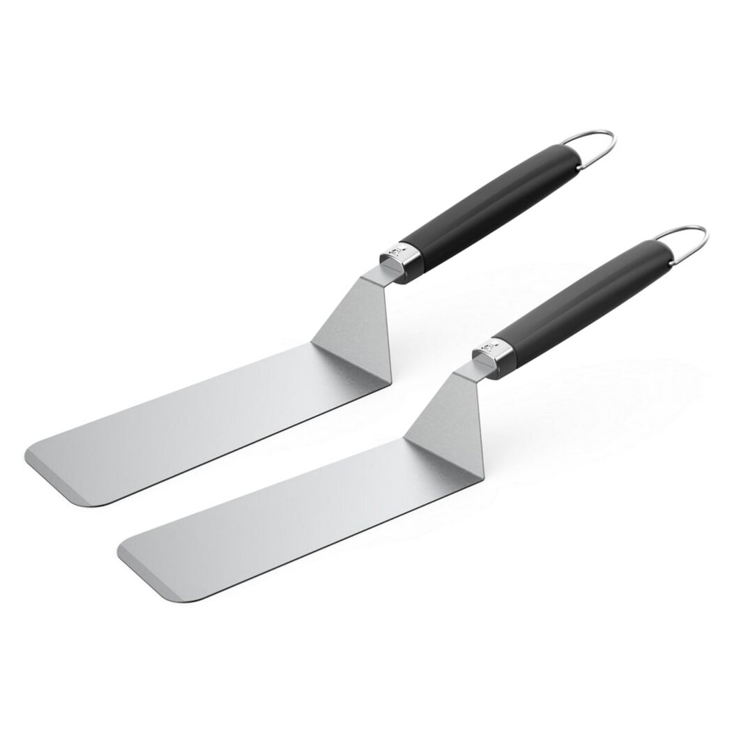 Wender-Set für Grillplatten Edelstahl/Kunststoff 2-teilig