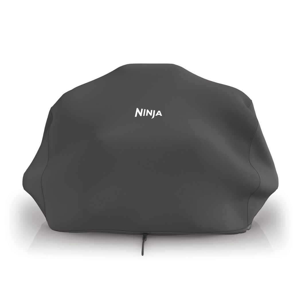 Schwarze Grillabdeckung mit Ninja Logo