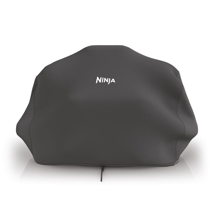 Schwarze Grillabdeckung mit Ninja Logo
