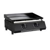 Schwarzer Gasgrill mit zwei Brennern