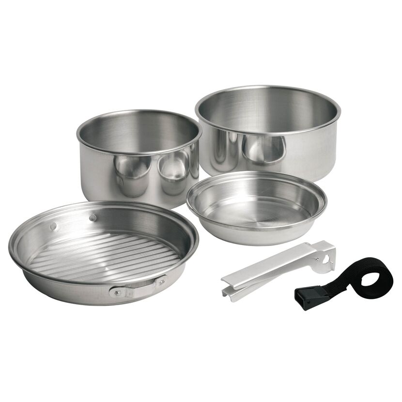 Fünfteiliges Aluminium Trekking Geschirrset