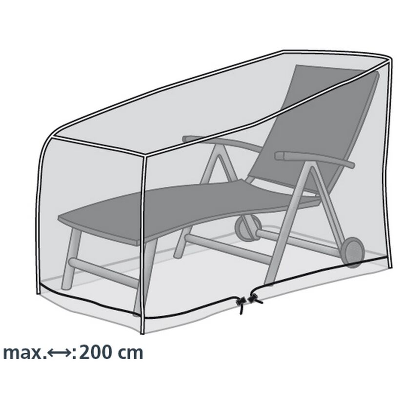 Abdeckung für Sonnenliege bis 200 x 75 x 40 cm