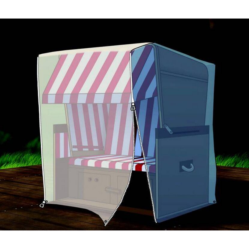 Abdeckung für Strandkorb UV-beständig 128 x 105 x 165 cm