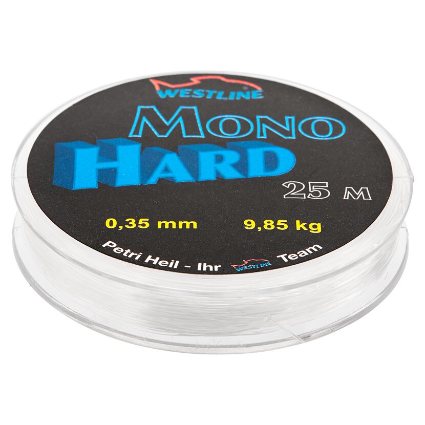 Westline Mono Hard Angelschnur, 0,35 mm, 25 m