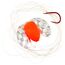 Rotes Rotorvorfach mit Haken