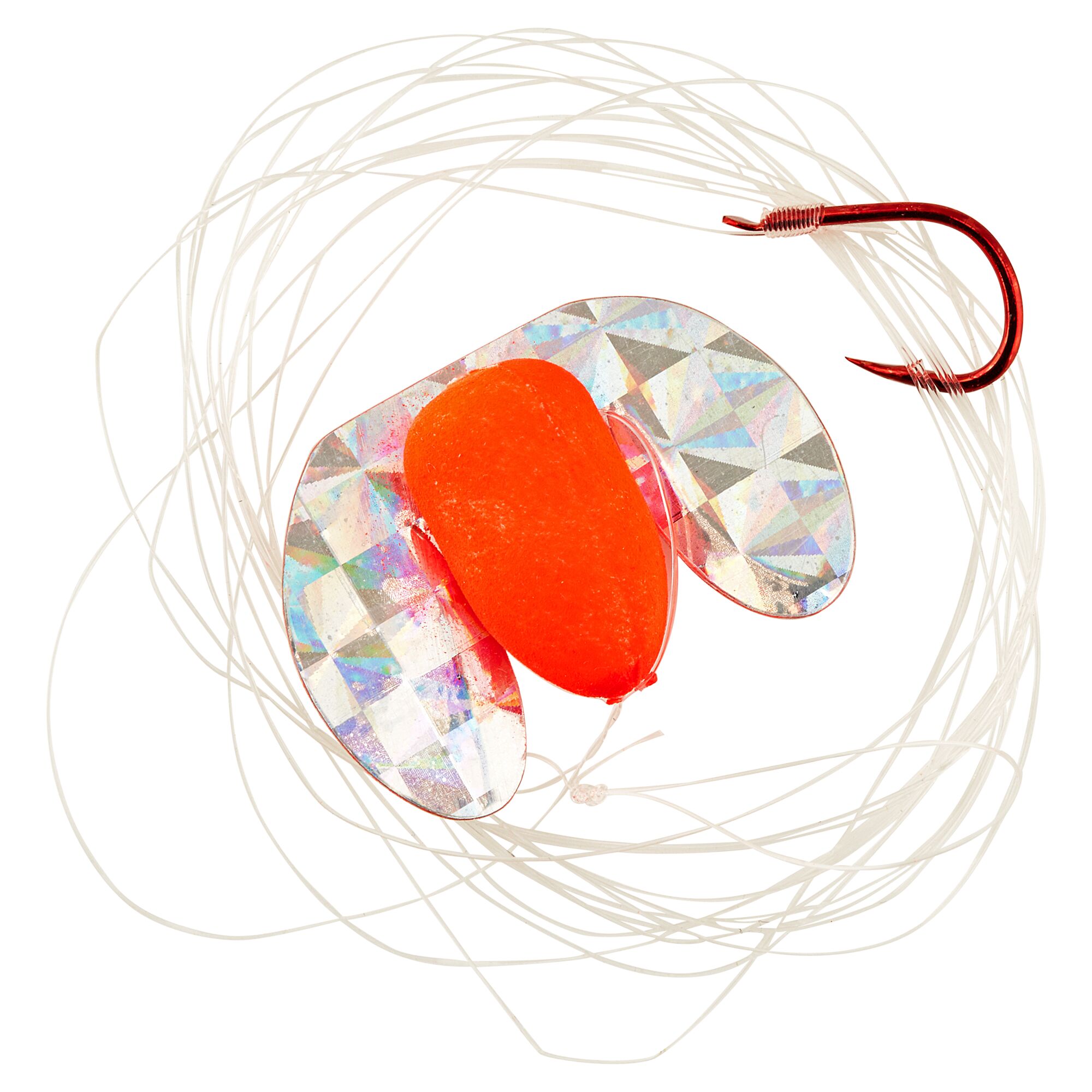 Rotes Rotorvorfach mit Haken