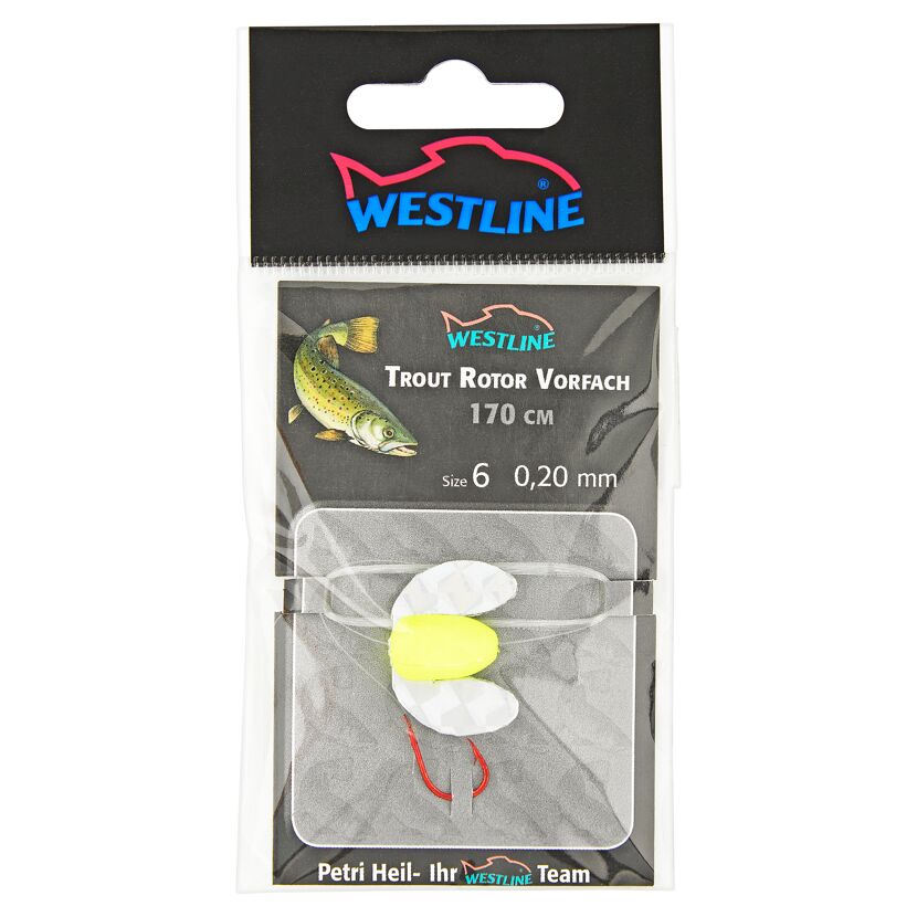 Westline Trout Rotor Vorfach, 170 cm, Größe 6, 0,20 mm