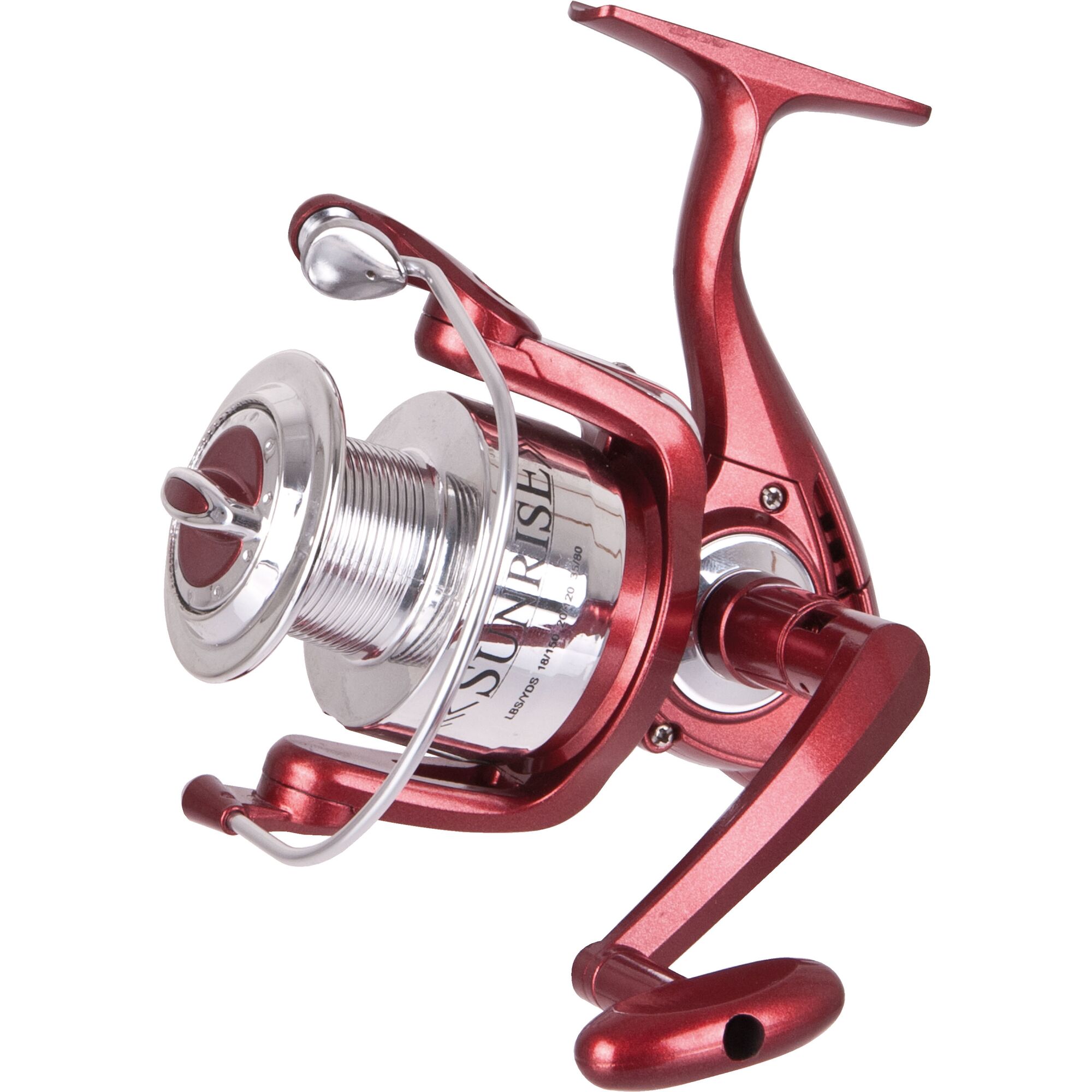 Sunrise Pilkrolle Größe 60 in rot und silber