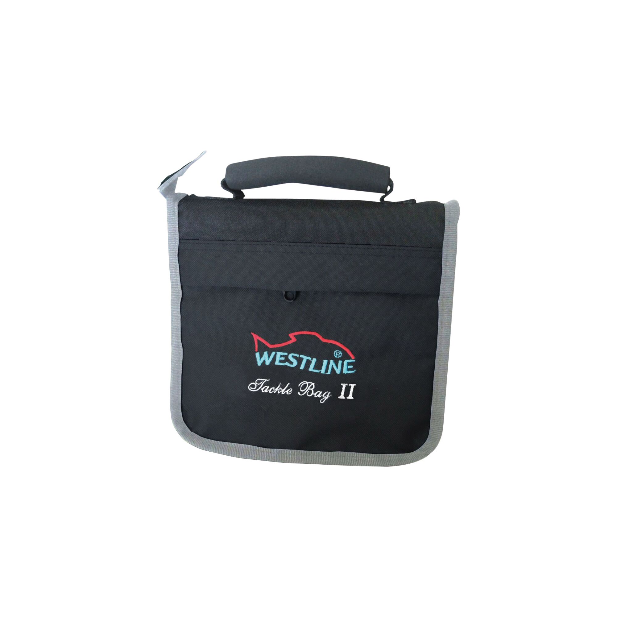 Schwarze Westline Tackle Bag II Angeltasche