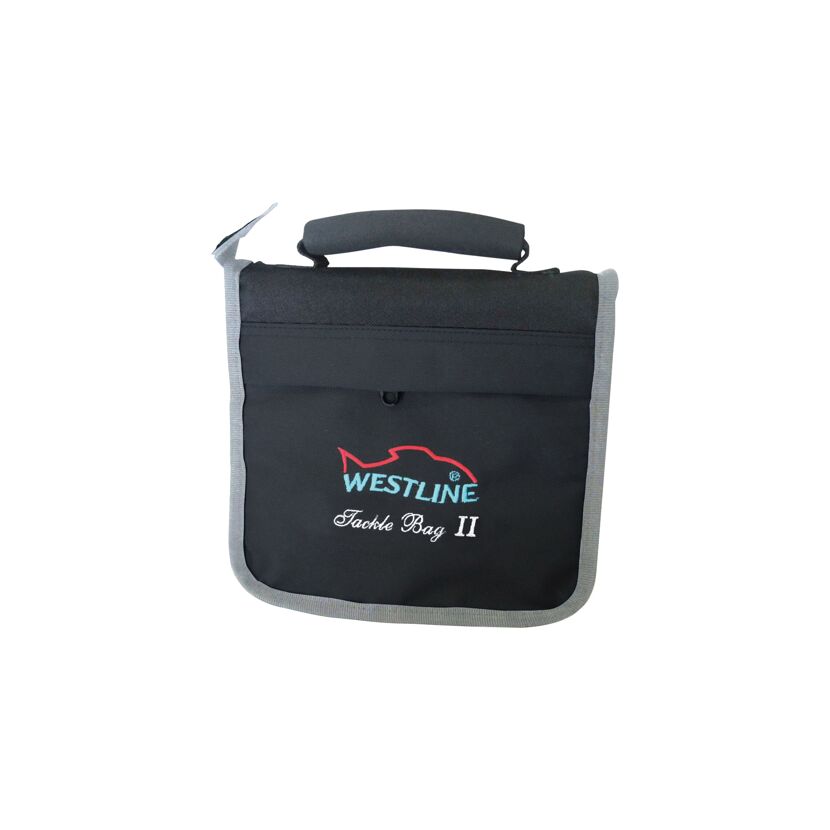 Schwarze Westline Tackle Bag II Angeltasche