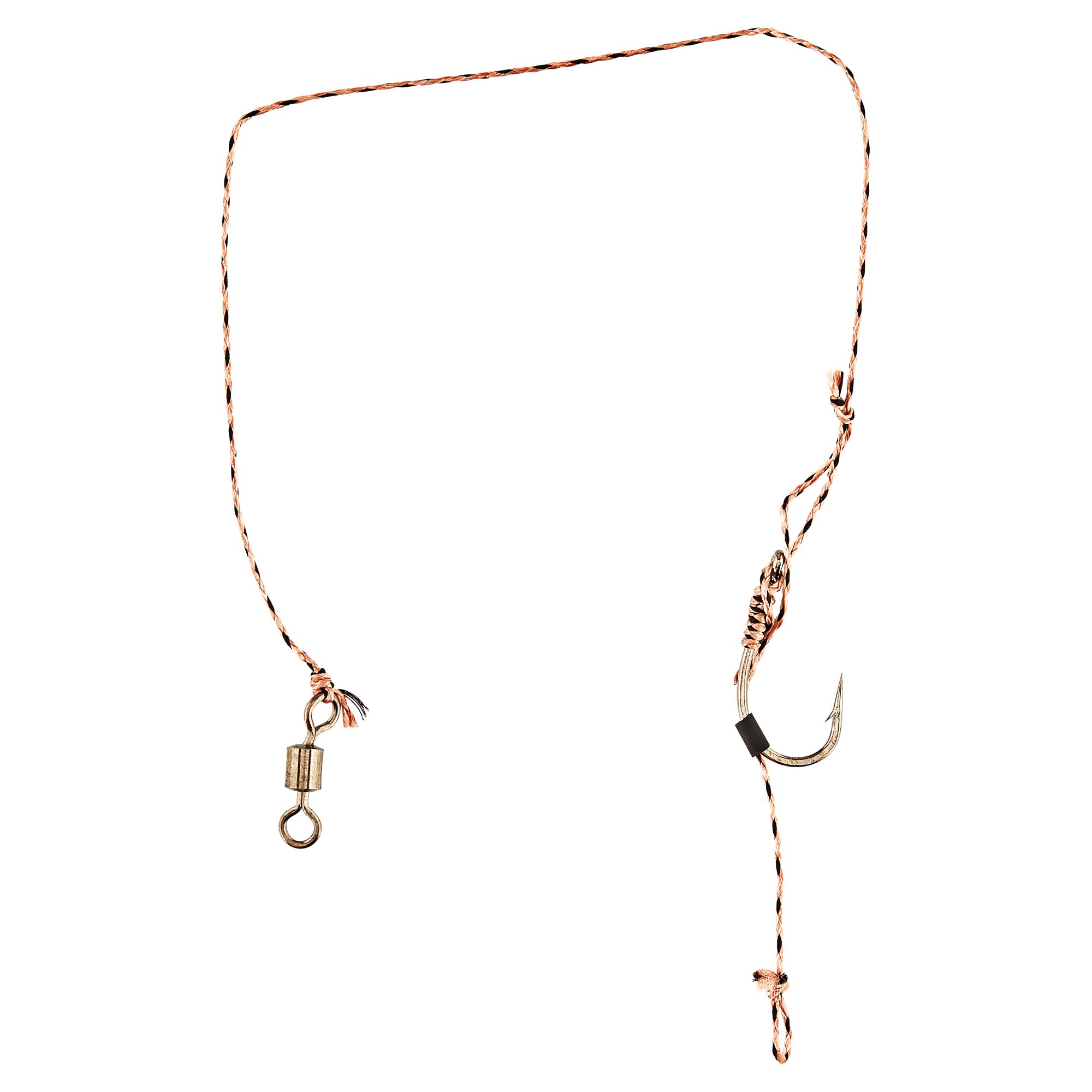 Boilie Rig mit Wirbel und Haken Größe 4