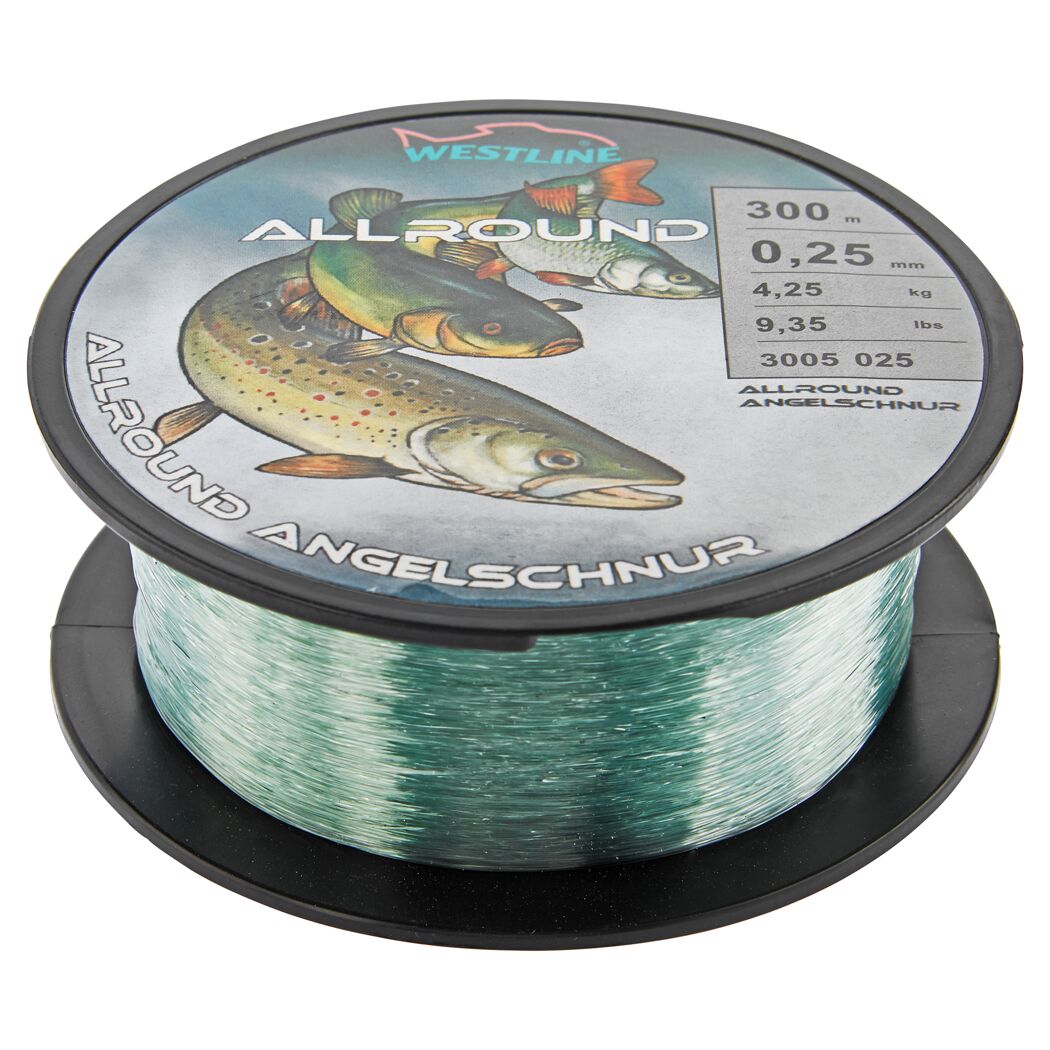 Westline Allround Angelschnur 300m, 0,25mm