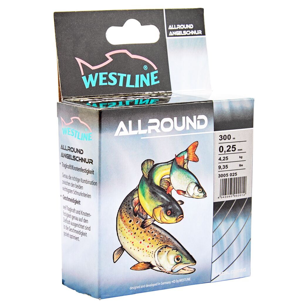 Westline Allround Angelschnur 300 m, 0,25 mm